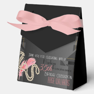 Harlem Renaissance Birthday Einladung Geschenkschachtel