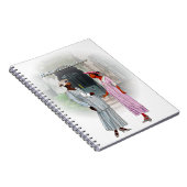 Harlem Renaissance Conversation – 1922 Watercolor  Notizblock (Rechte Seite)