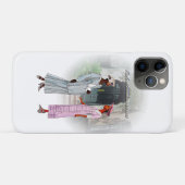 Harlem Renaissance Gespräch – 1922 Aquarell Case-Mate iPhone Hülle (Rückseite (Horizontal))