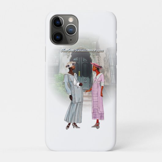 Harlem Renaissance Gespräch – 1922 Aquarell Case-Mate iPhone Hülle (Rückseite)