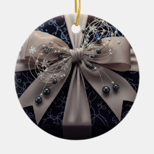 Harlem Renaissance Glam Keramik Ornament (Vorne)
