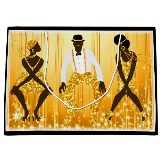 Harlem Renaissance Große Geschenktüte (Vorderseite)