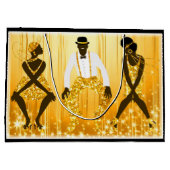 Harlem Renaissance Große Geschenktüte (Rückseite)