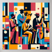Harlem Renaissance Jazz Quartet Poster (Vorne)