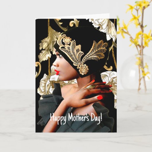 Harlem Renaissance Karte (Gelbe Blume)