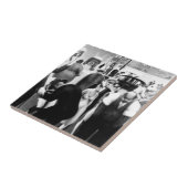 Harlem-Renaissance-Kunst - "schwarzer Gürtel " Fliese (Seite)