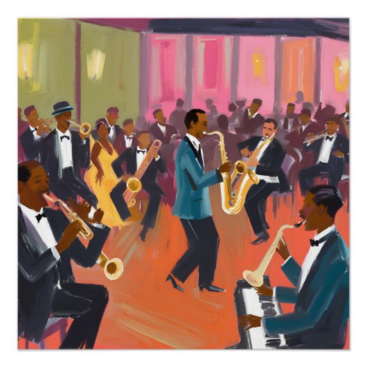 Harlem Renaissance Nightclub Poster (Vorderseite)
