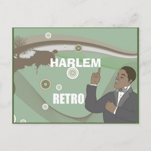 HARLEM RENAISSANCE RETRO JAZZ AGE POSTCARD POSTKARTE (Vorderseite)