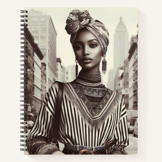 Harlem Renaissance Sophisticy Lady Notizblock (Vorderseite)