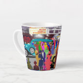 Harlem Roaring 20er Latte-Tasse Milchtasse (Linke Ecke)