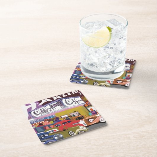 Harlem - Roaring 20er Vintag Paper Untersetzer (Vor Ort)