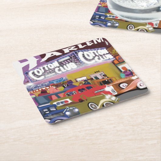 Harlem - Roaring 20er Vintag Paper Untersetzer (angewinkelt)