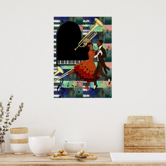 Harlem Swings Poster (Küche)