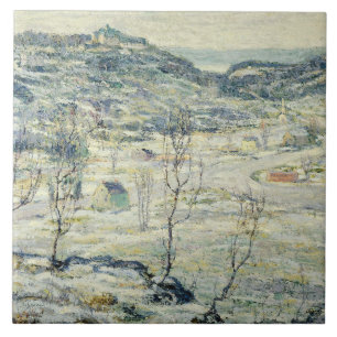 Harlem Valley im Winter (New Yorker Szene) Fliese