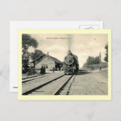 Harlem Valley Train, Amenia, NY Vintag Postkarte (Vorne/Hinten)