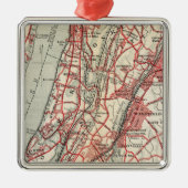 Harlem, Yonkers, Pelham Landsitz, New York Silbernes Ornament (Vorne)
