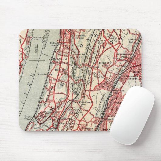 Harlem, Yonkers, Pelham Manor, New York Mousepad (Mit Mouse)