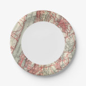 Harlem, Yonkers, Pelham Manor, New York Pappteller (Vorderseite)