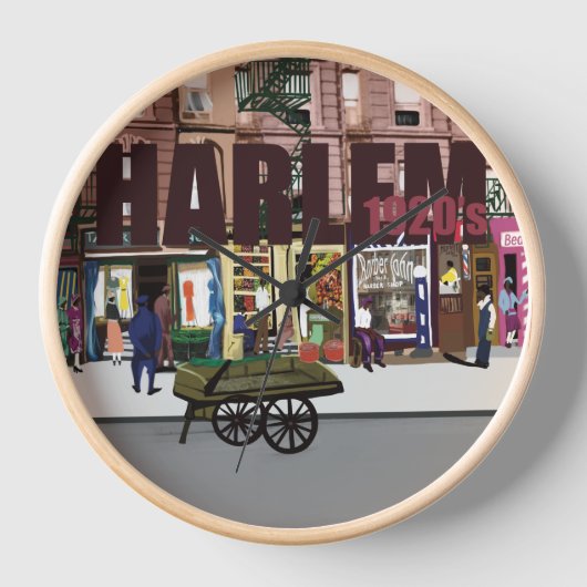 HarlemBizBoom_Clock Uhr (Vorderseite)