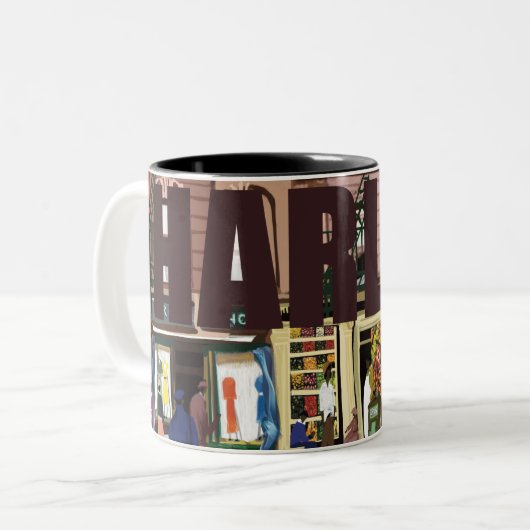 HarlemBizBoom_Tasse Zweifarbige Tasse (Vorderseite Links)