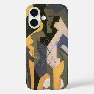 Harlequin am Tisch von Juan Gris, Vintager Kubismu iPhone 16 Hülle