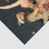 “Harlequin and Columbine” by FX Leyendecker Seidenpapier (Ausschnitt)