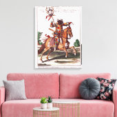 Harlequin auf Horseback Leinwanddruck (Insitu (Wohnzimmer))