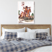 Harlequin auf Horseback Leinwanddruck (Insitu (Schlafzimmer))