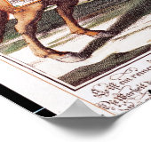 Harlequin auf Horseback Poster (Ecke)