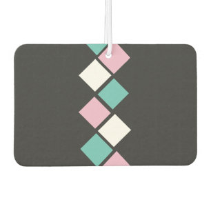 Harlequin Auto-Duftspender (Schwarz, Aqua & Pink) Autolufterfrischer
