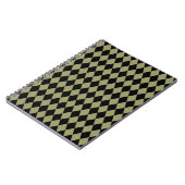 Harlequin Avocado und Black Notizblock (Linke Seite)
