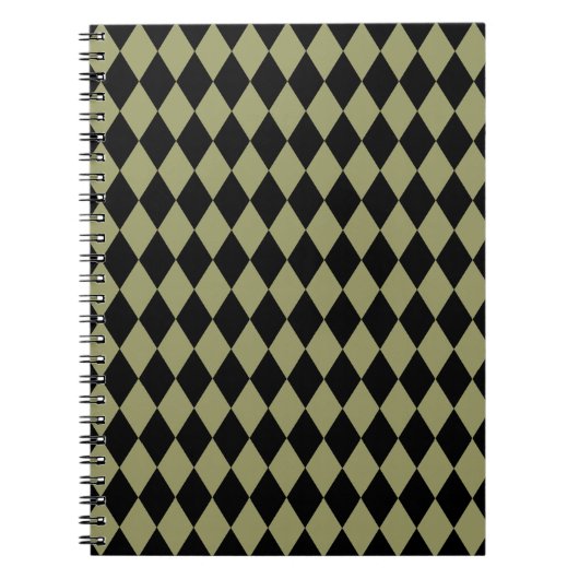 Harlequin Avocado und Black Notizblock (Vorderseite)