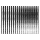 Harlequin Black and White Diamond Pattern Tischdecke (Vorderseite (Horizontal))