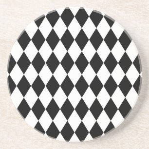Harlequin Black and White Getränkeuntersetzer
