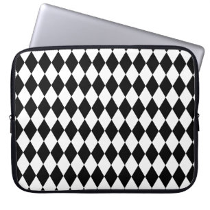 Harlequin Black and White Laptopschutzhülle