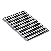 Harlequin Black and White Notizblock (Rechte Seite)
