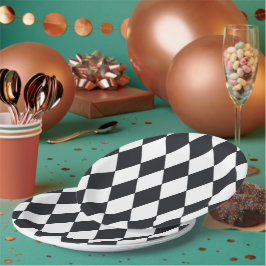 Harlequin Black Pappteller