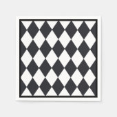 Harlequin Black Serviette (Vorderseite)