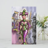Harlequin Briefpapier (Stehend Vorderseite)