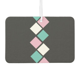 Harlequin Car Air Freshener (Black, Aqua & Pink) Autolufterfrischer