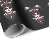 Harlequin Clown Hat Multicolor Cells Geschenkpapier (Rolleneckpunkt)