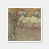 Harlequin Dance, Degas Art Serviette (Vorderseite)
