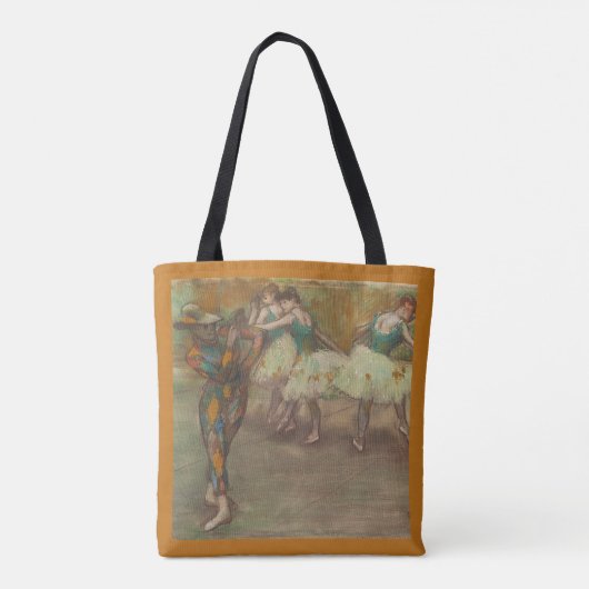 Harlequin Dance, Degas Art Tasche (Rückseite)