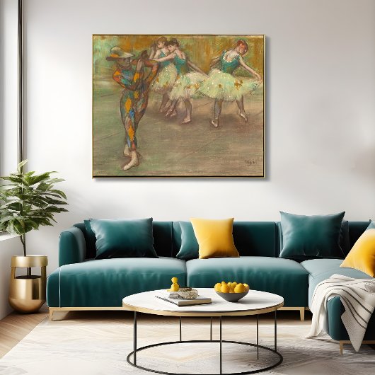 Harlequin Dance, Degas Poster