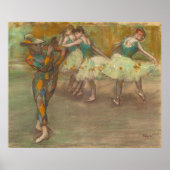 Harlequin Dance, Degas Poster (Vorne)
