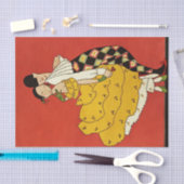 "Harlequin Dancer" von Annie Fish Seidenpapier (Handwerk)