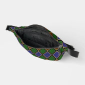 Harlequin-Diamantgitter: Texturierte Harmonie Bauchtasche (Offen)
