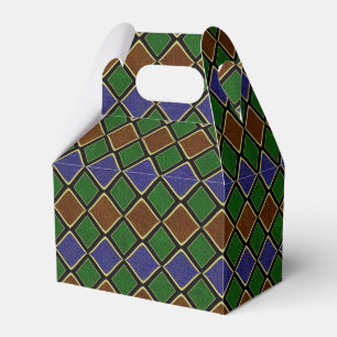 Harlequin-Diamantgitter: Texturierte Harmonie Geschenkschachtel