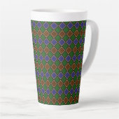 Harlequin-Diamantgitter: Texturierte Harmonie Milchtasse (Rechte Ecke)