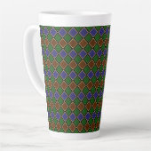 Harlequin-Diamantgitter: Texturierte Harmonie Milchtasse (Linke Ecke)